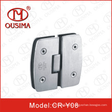 Unique 180 Degree Glass to Glass Arc Shower Hinge with High Quality (CR-Y08)